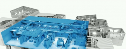 ​厂房剖面结构：工业建筑模拟动画制作、建筑漫游动画制作